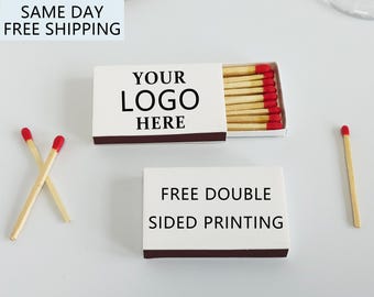 Custom Logo Matchboxes – Personalized Safety Matchebooks | Wedding Favors, Restaurant & Bar Branding, Corporate Events (Bulk)