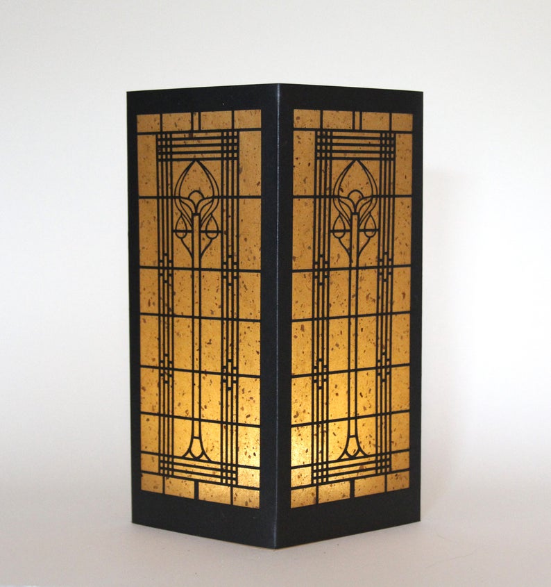 Art Nouveau Centerpiece Luminary Table Lamp Night Light Etsy