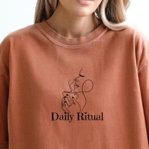 Daily Ritual Coffee Lovers Shirt, Retro Coffee Shirt, Funny Coffee Shirt, Coffee Lovers Gift, Funny Gift for Coffee Lover, Coffee Shirt