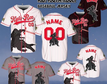Custom Star Wars Kylo Ren Baseball Jersey, Disney Star Wars Jersey, Dark Side First Order Shirt, Walt Disney World Vacation Shirt