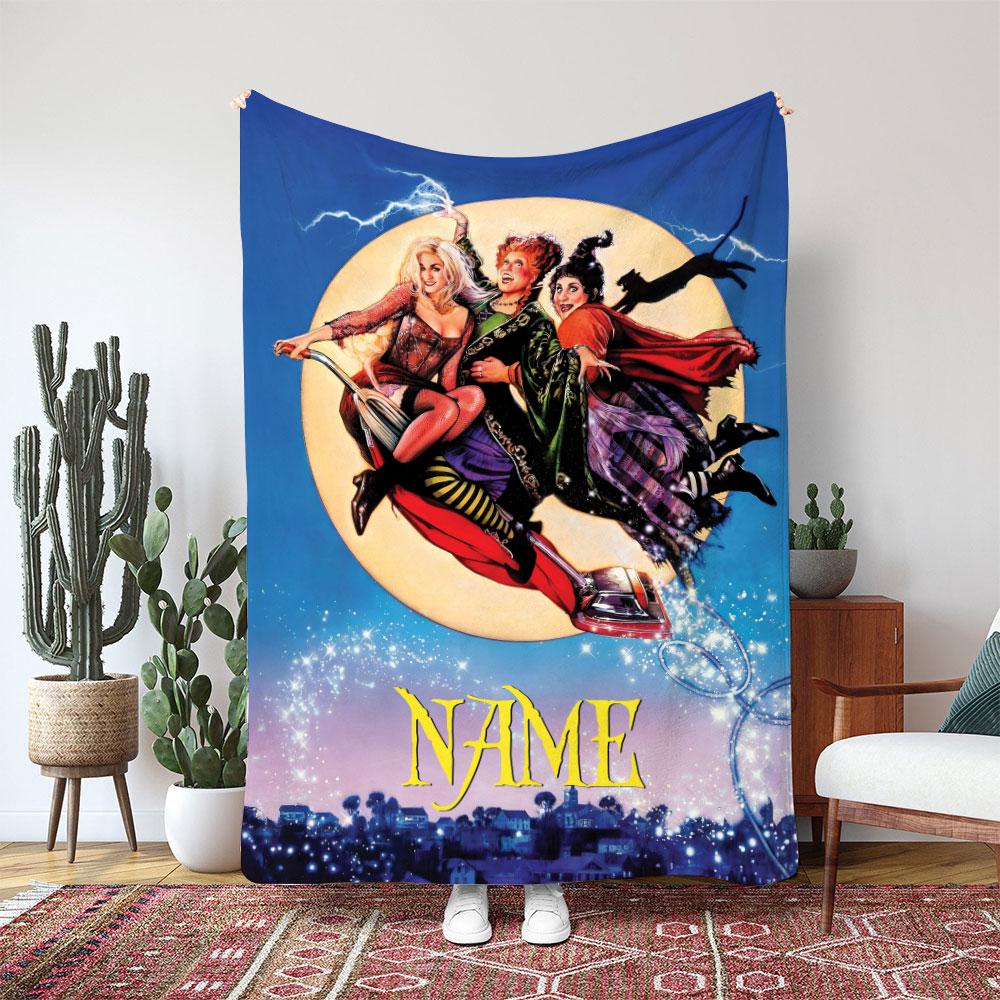 Discover Sanderson Sisters Hocus Pocus Blanket, Witches Winifred Sarah Mary Blanket, Disney Witches Home Decor Blanket, Halloween Movie Gift