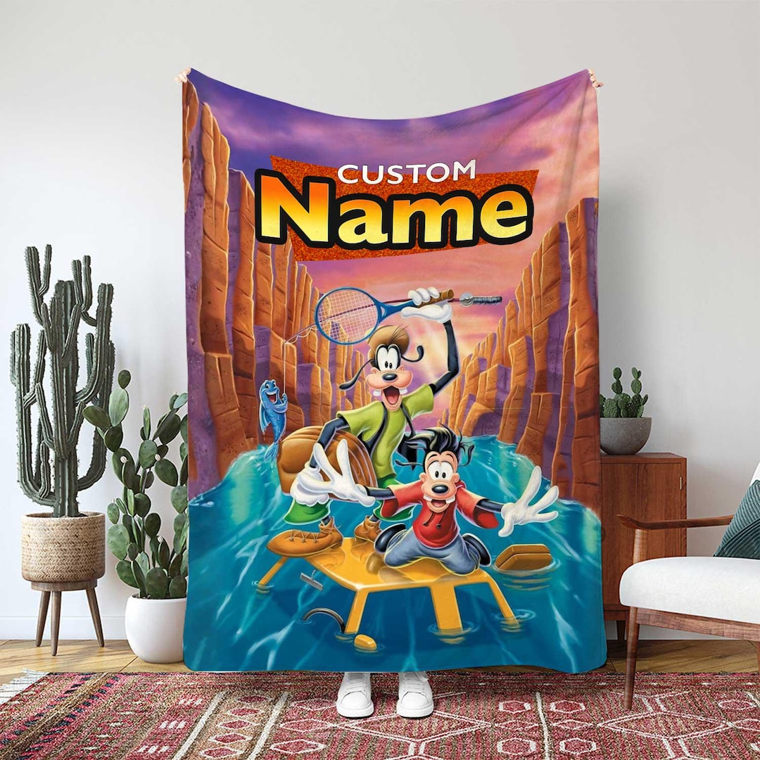 A Goofy Movie Blanket, Max Goof Goofy Road Adventure Blanket, Disney — free download
