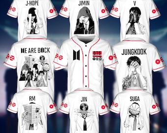 Kpop 2026 Worldtour Baseball Jersey, 7 Members Portrait Shirt, Kpop World Tour Shirt, Bangtan Comeback 2026 Gift, Concert Outfit Gift Ideas
