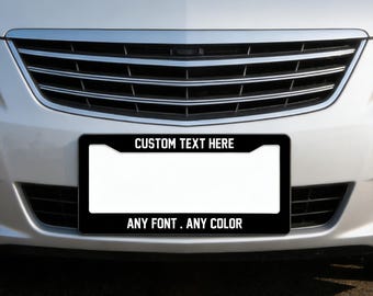 Marco de matrícula personalizado / Aleación de aluminio personalizada para cubiertas y marcos de matrícula de automóviles