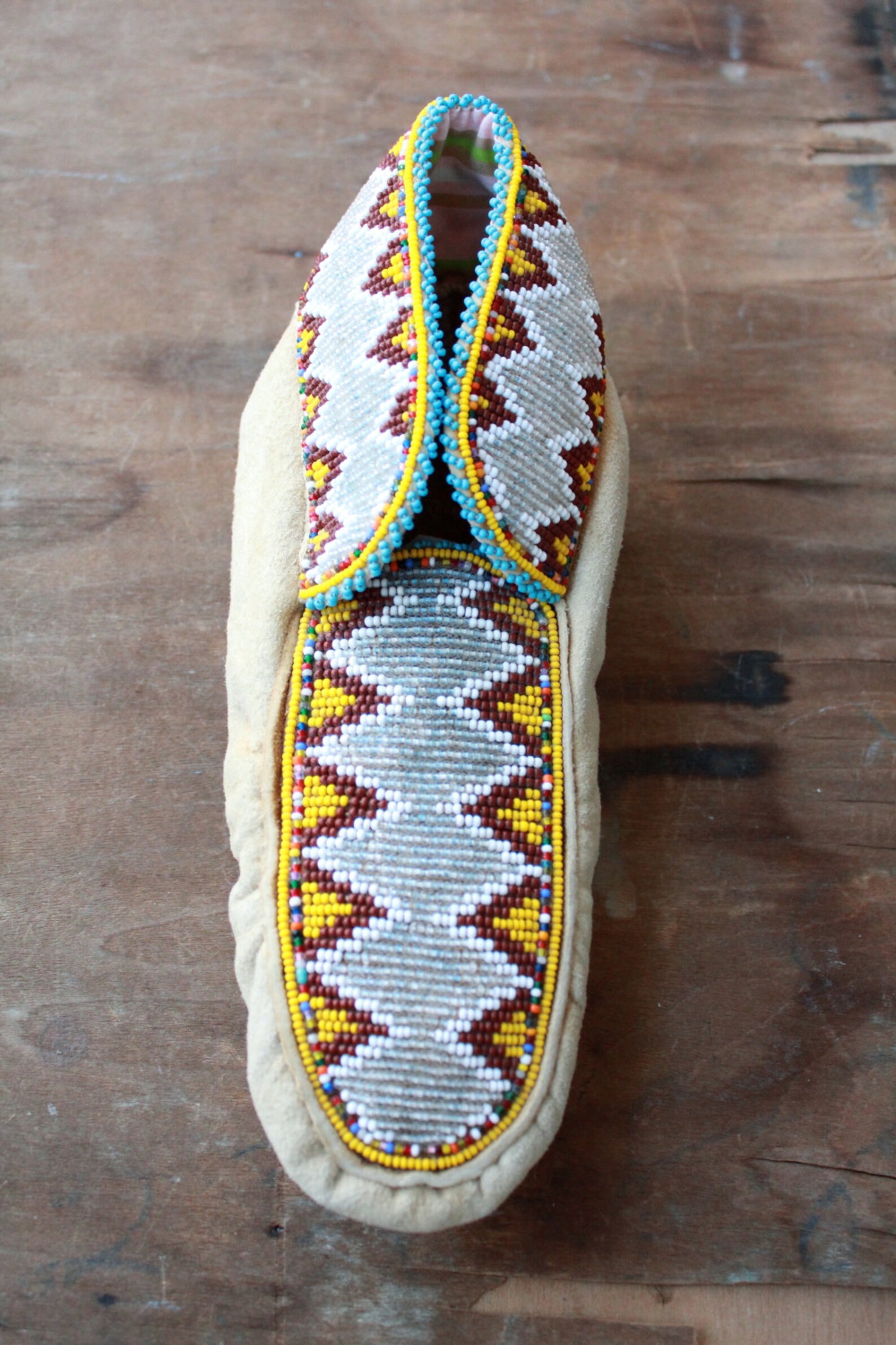 Antique 30's/50's Handmade Buckskin Beaded Native Etsy