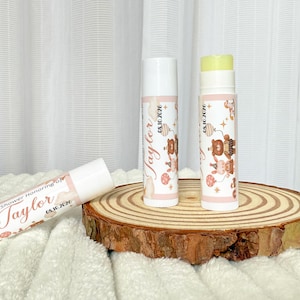Personalized Baby Shower Honoring Lip Balms/Baby Shower Lip Balm Favors/Baby Shower Boy/Thank You Gifts in Bulk/Gender Reveal Lip Balms