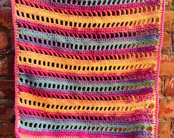 Handmade crochet baby blanket