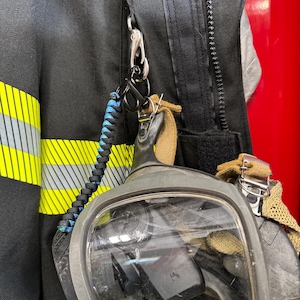 Custom Paracord SCBA Quick Release: Firefighter Gear Clip, Breakaway Lanyard