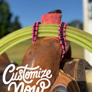 Handmade Paracord Team Rope Holder: Rodeo Ranch Gear