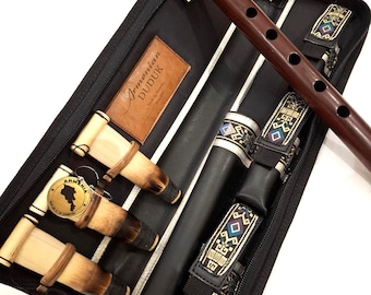 Duduk armeno fatto a mano in La dal Maestro Norik: Set Deluxe