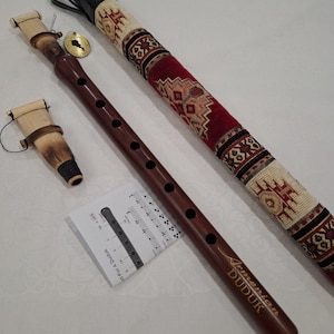 Professional Armenian Duduk in Key of A (La) – Handcrafted Apricot Wood with Traditional Ornamental Case