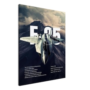 Lockheed Martin F35 Lightning Canvas Print – Stunning Wall Art, Multiple Sizes Available