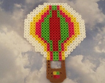 Hot Air Balloon, Perler Beads, Melty Beads, Balloon Fiesta, Albuquerque, New Mexico