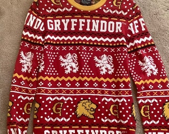 Gryffindor Sweater, Harry Potter, Pullover, Long Sleeve