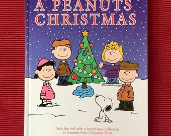 A PEANUTS CHRISTMAS, book by, Charles M. Schulz,  Hardcover, First Edition