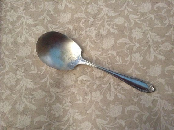 Sheraton Casserole Spoon Silverplate