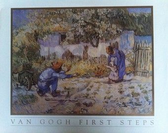 Van Gogh print "First Steps", unframed