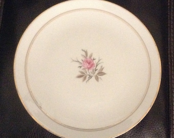 Vintage Noritake, Porcelain Plate, Daryl Pattern