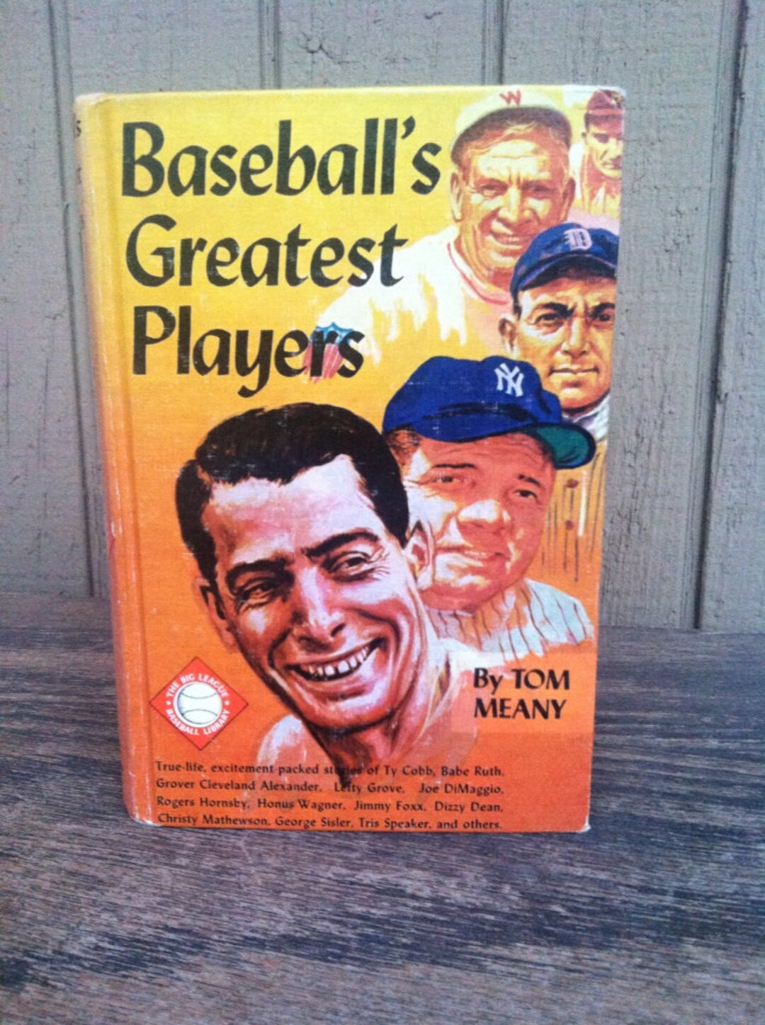 Vintage Book, Baseball's Greatest Players, by Tom Meany, 1953, Sports