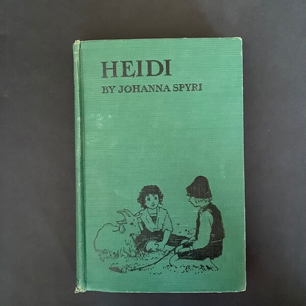 Vintage Heidi Book Etsy 