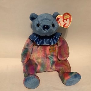 Ty Beanie Baby, Sapphire, September Beanie, 2001, Birthday Beanie