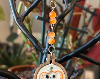 Pumpkin Charm | Bag Charm | Halloween