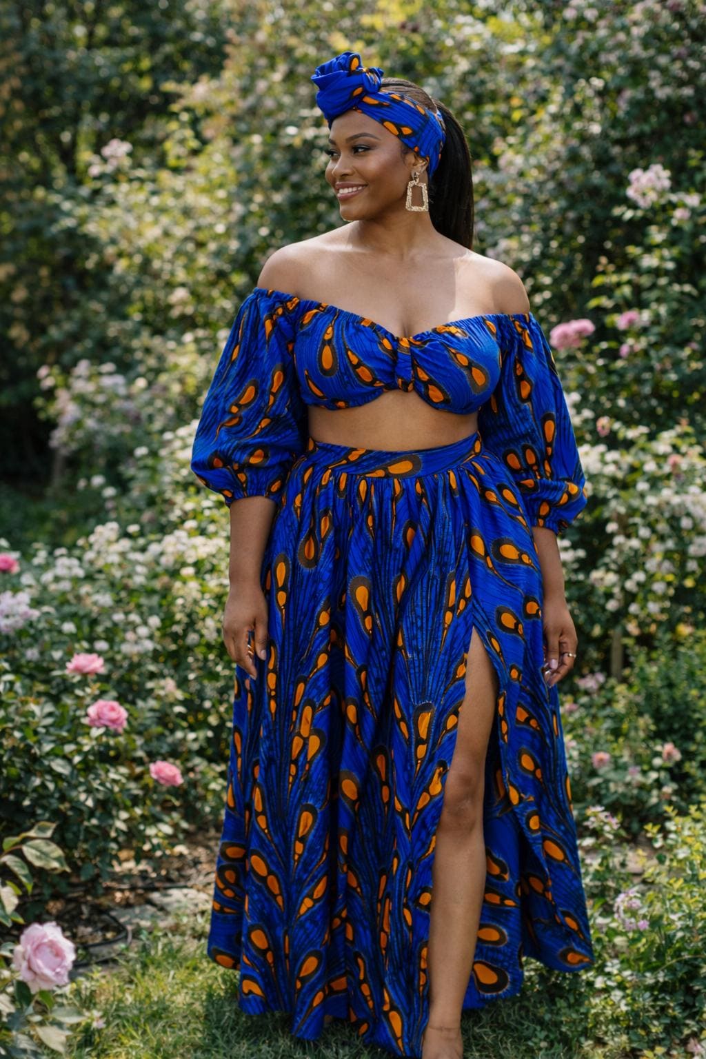 Two Piece Prom Dress in Blue - Etsy