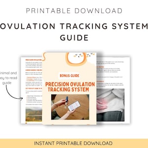 Fertility Tracking Guide For Women Trying To Conceive Naturally & Tips For Pregnancy Planning | Ovulation Monitoring Tool | PDF Download