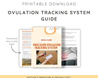 Fertility Tracking Guide For Women Trying To Conceive Naturally & Tips For Pregnancy Planning | Ovulation Monitoring Tool | PDF Download