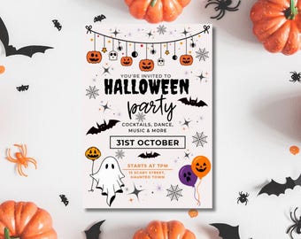Pumpkin Halloween Party Invitation