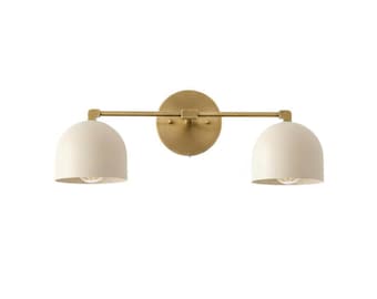 Vanity Light - Half Ball Shade - Light Fixture - Vanity Light – Handmade Bathroom Wall Sconce – Kitchen, Hallway & Bedroom Lighting