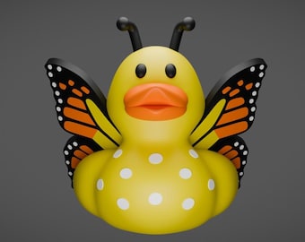Butterfly Duck, 3D Printed, PETG Plastic