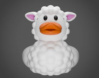Lamb Duck, 3D Printed, PETG Plastic