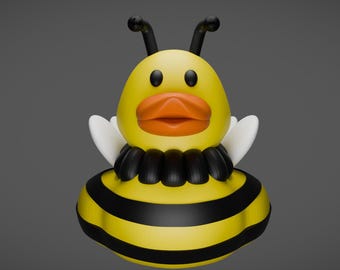 Bee Duck, 3D Printed, PETG Plastic