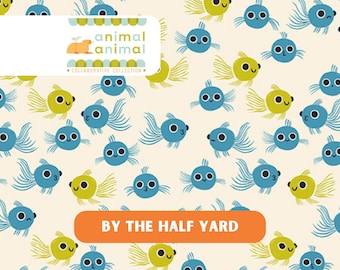 Animal Animal Fabric – Sarah Watts – RS5165-13 – Ruby Star Society – Half Yard