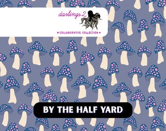 Rare HTF | Mushrooms in Denim | Darlings 2 | 2022 | Ruby Star Society | RS5057-13 | BTHY