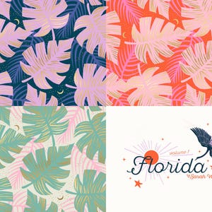 Shade Palms Fabric | Sarah Watts, Ruby Star Society (OOP)