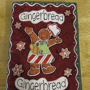 Fabric Soft Book - Holiday Gingerbread