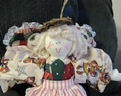 Soft Sculpture - Quilted Angel - Country Angel Christmas