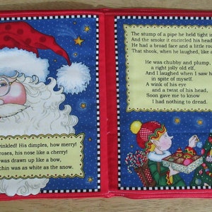 Fabric Soft Book The Night Before Christmas Illustrated by Mary Engelbreit image 5