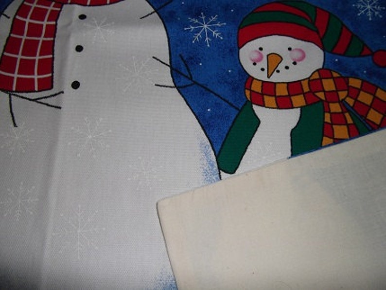 Christmas Apron Snowmen Trio image 3