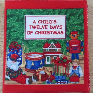 Fabric Soft Book - A Childs 12 Days of Christmas