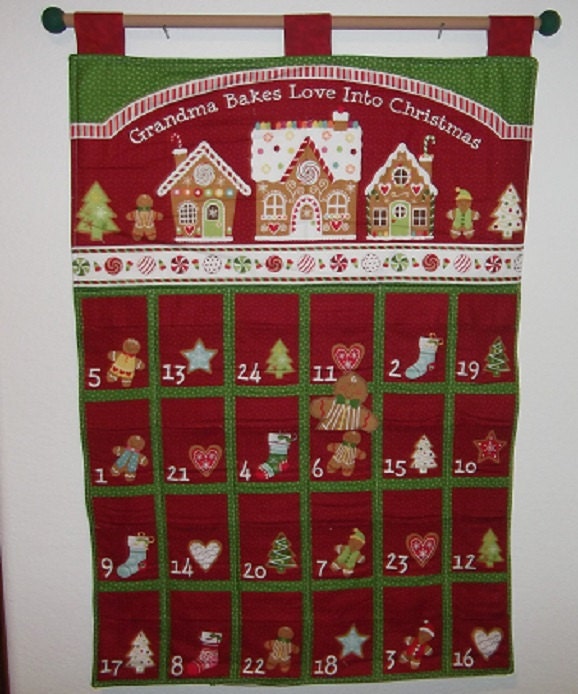 Christmas Advent Calendar Grandma's Love Etsy