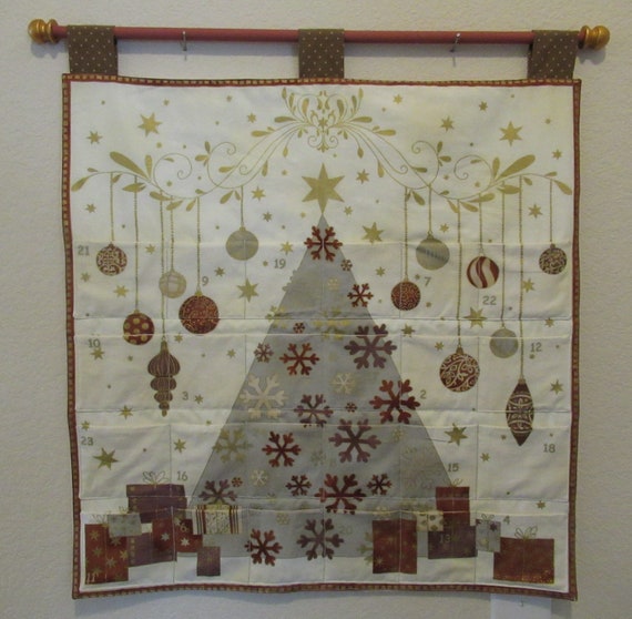 Christmas Advent Calendar Stof Magical Moments Etsy