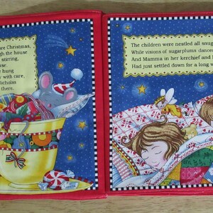 Fabric Soft Book The Night Before Christmas Illustrated by Mary Engelbreit image 2