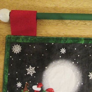 Custom Christmas Advent Calendar 091, w/painted rod, ready to hang Snowflake a Day Countdown OOP, limited qty. image 7