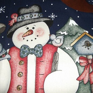 Christmas Apron Mr. and Mrs. Snow image 2