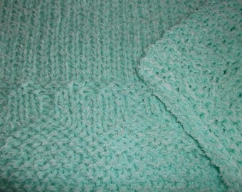 Hugs to Go Hearts Baby Afghan Blanket - Green