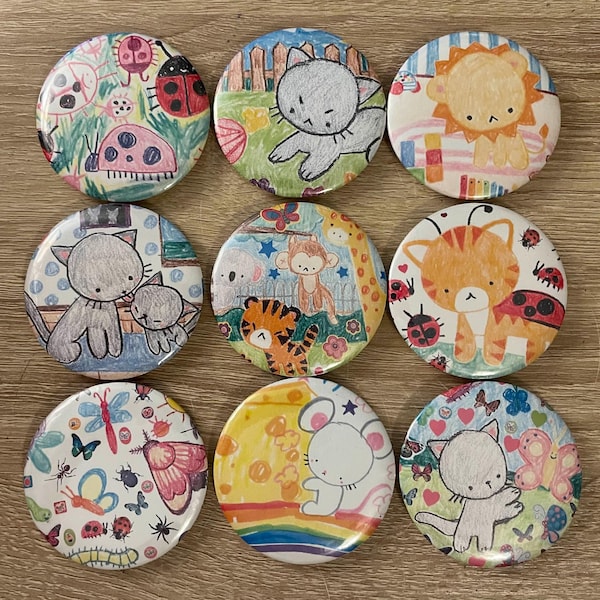 Various art - [Printed] Button Pins :)