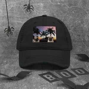 Pug brothers sunset baseball hat